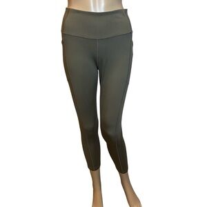Victoria's Secret Ankle High-Rise Leggings Tights Sage Green Moss Sz Medium VGC